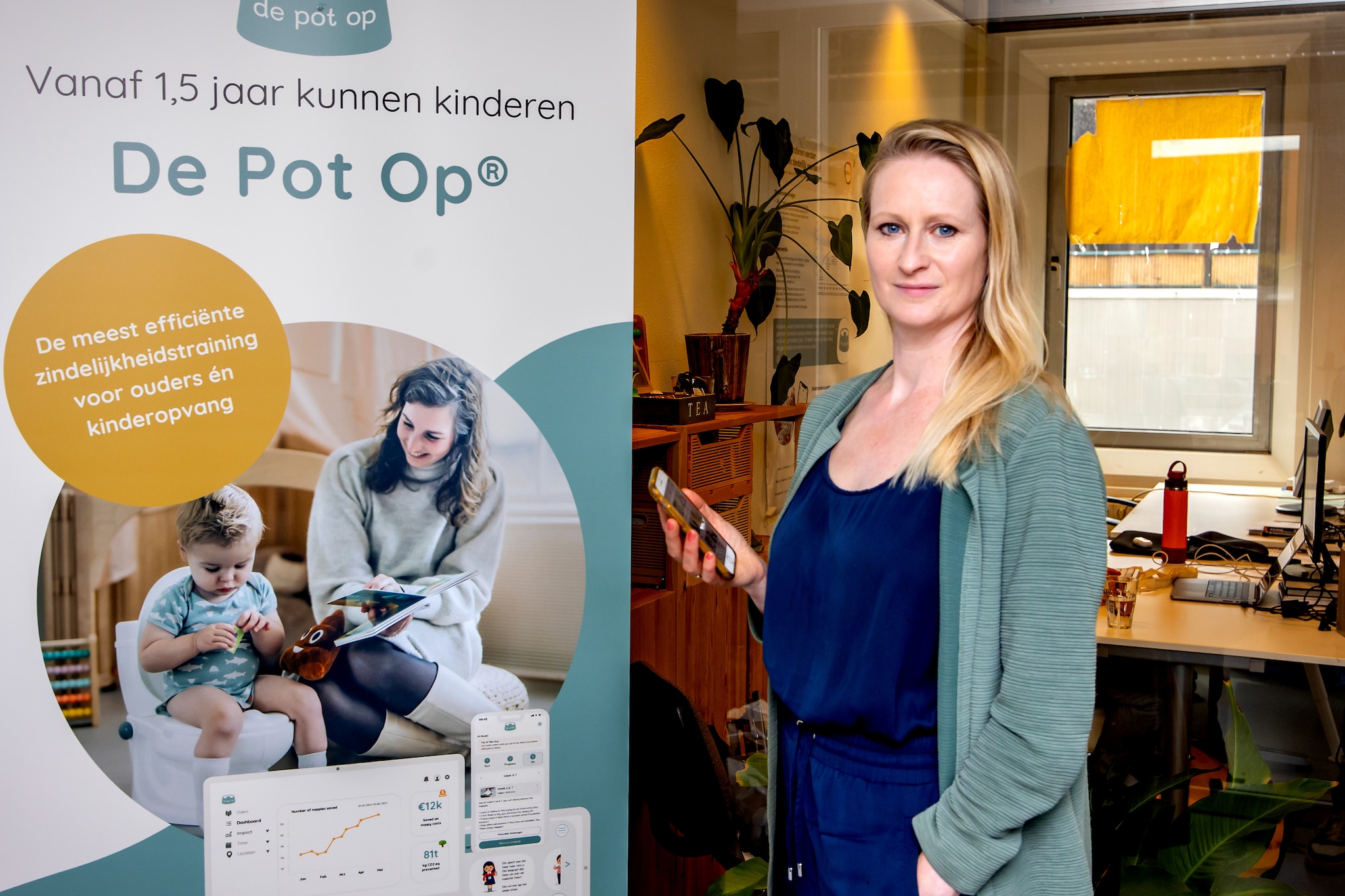 Elianne Leeffers, founder van De Pot Op.