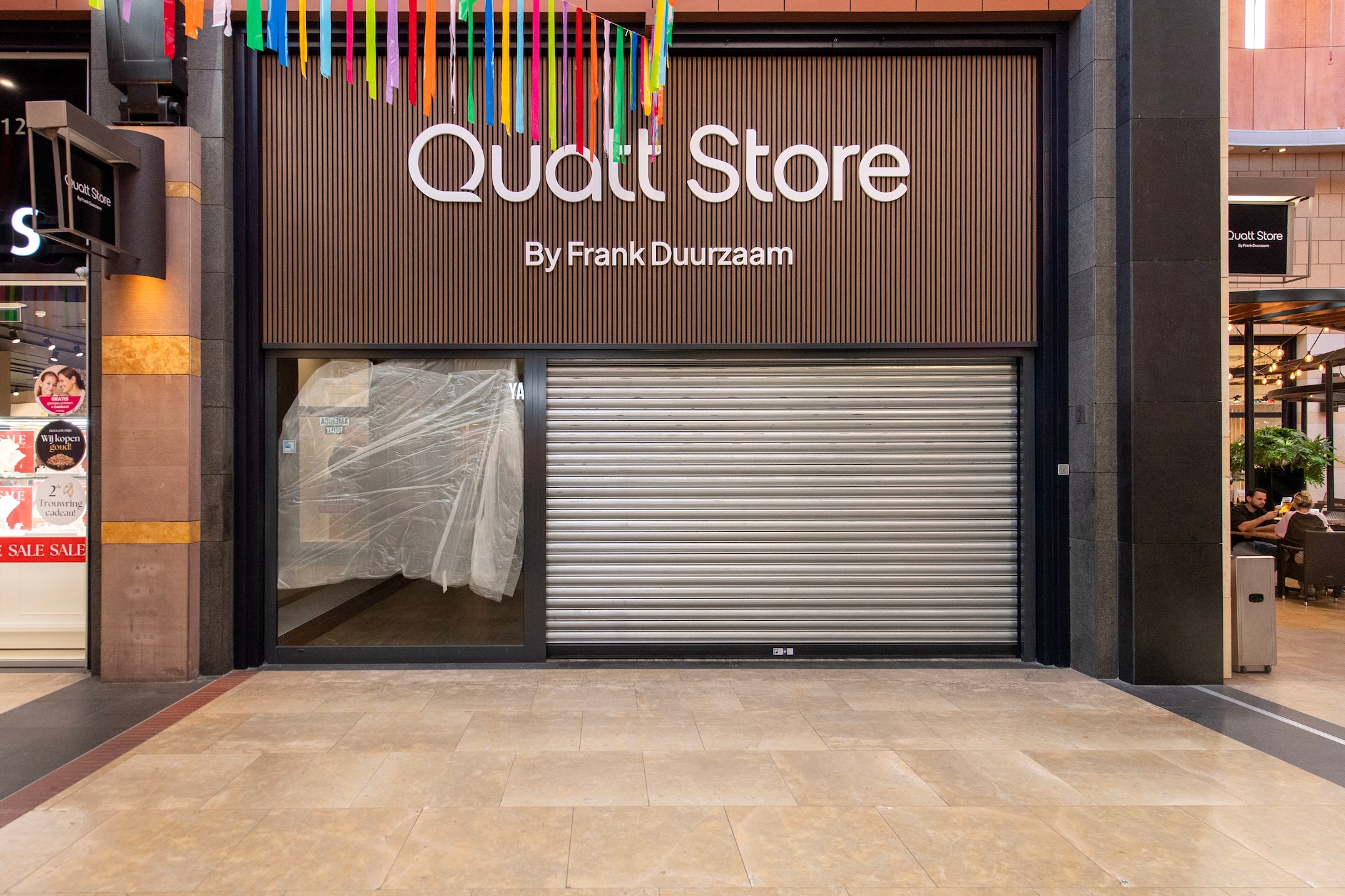 De eerste winkel van Quatt in Enschede.