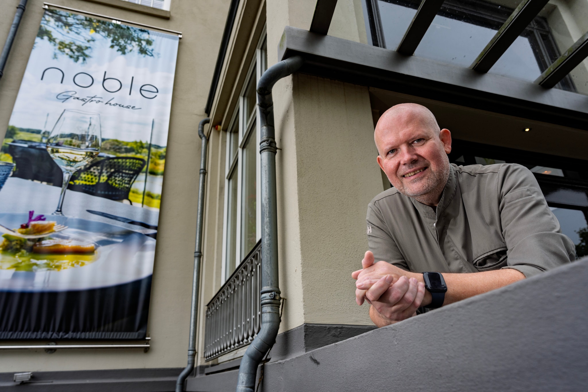 Zaterdag was de laatste werkdag van Edwin Kats bij Noble.  Foto: Marc Bolsius