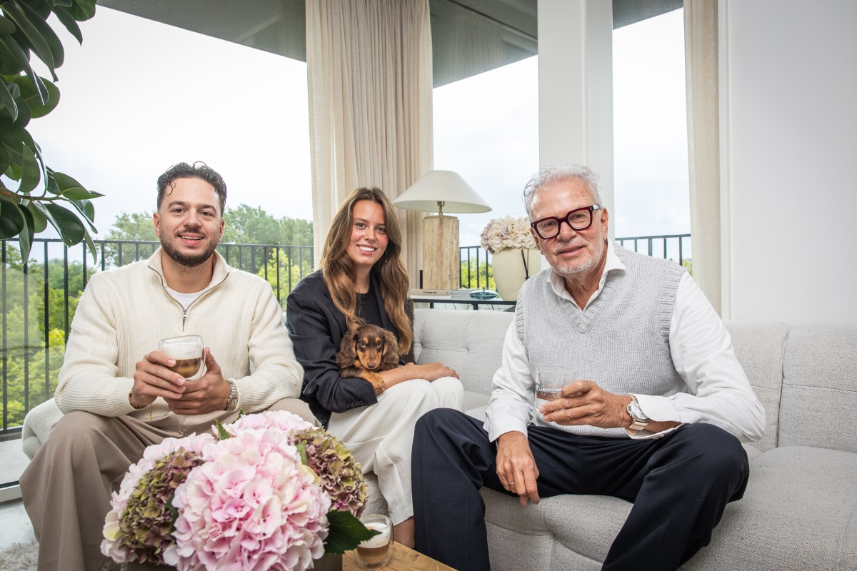 Sjors, Bess en Henk Teunissen beginnen na faillissement Riveria Maison een nieuwe onderneming: Maison T.
