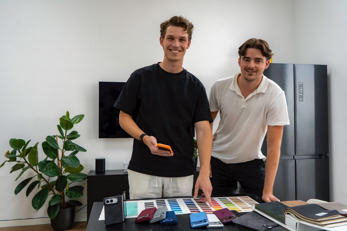 Jelle Som (links) en Willem Neelissen (rechts) van Alcanside.
