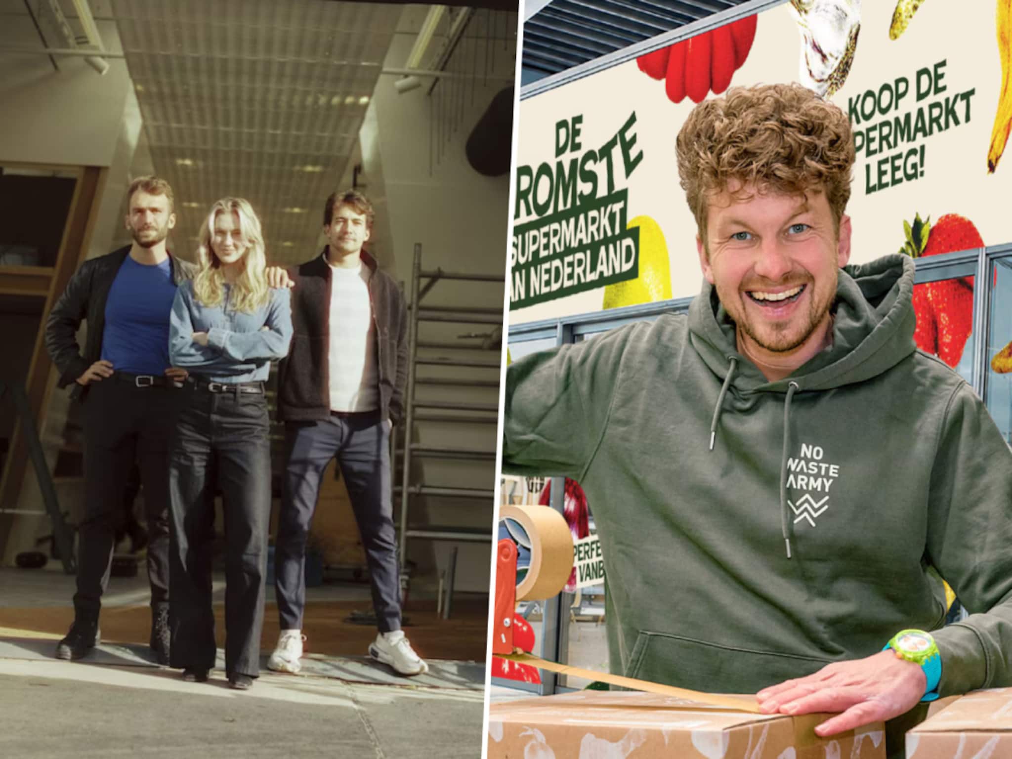 no waste army upfront supermarkt dirk mulder