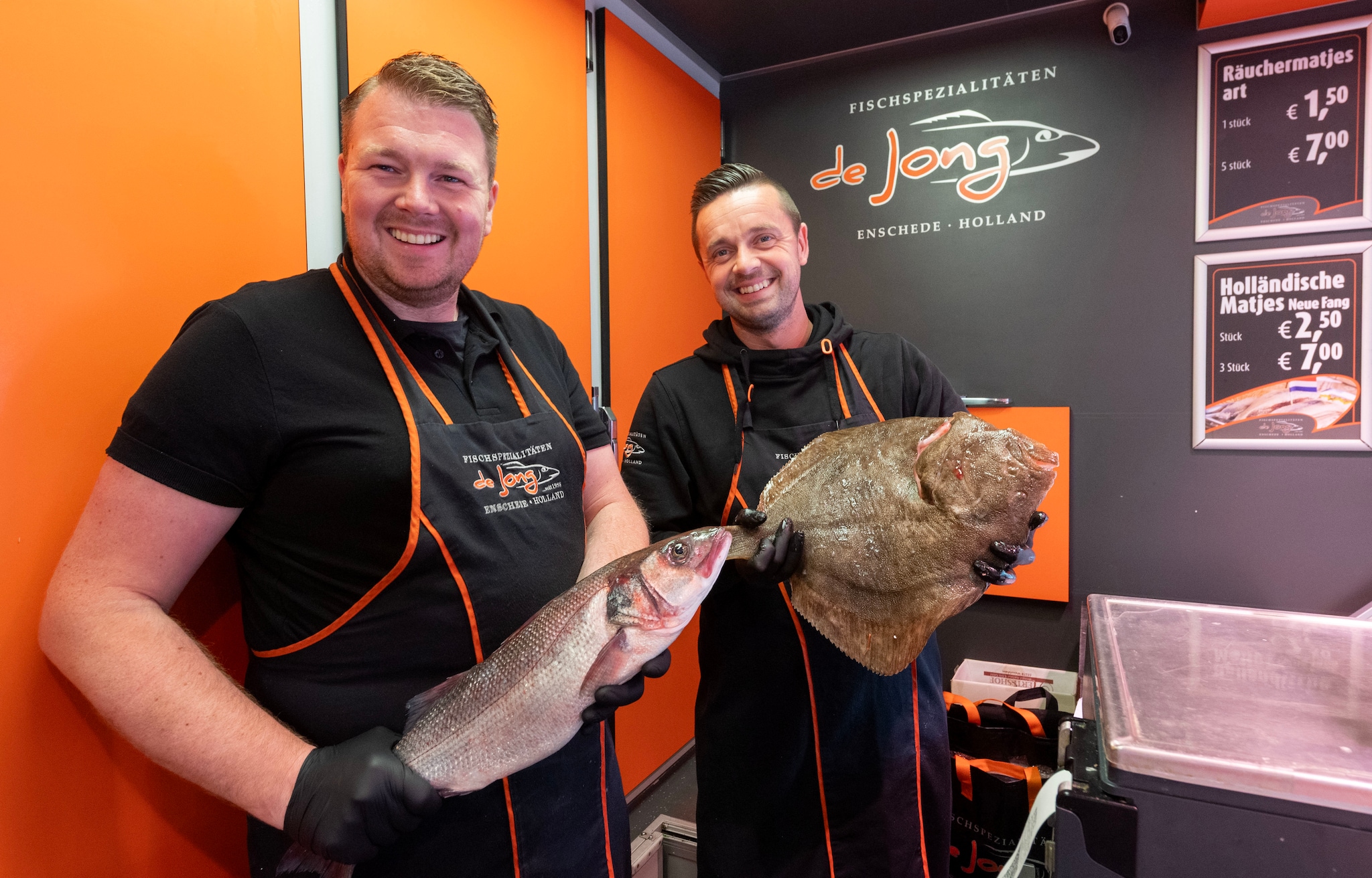 Broers Rick (links) en Marco de Jong.