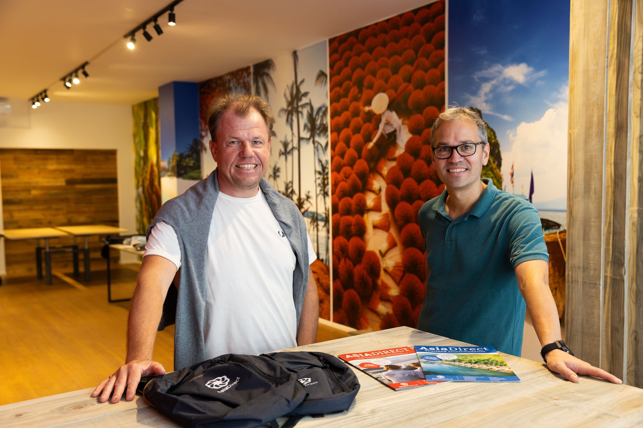 Tim en Rutger, reisondernemers. Foto: Ronald Hissink