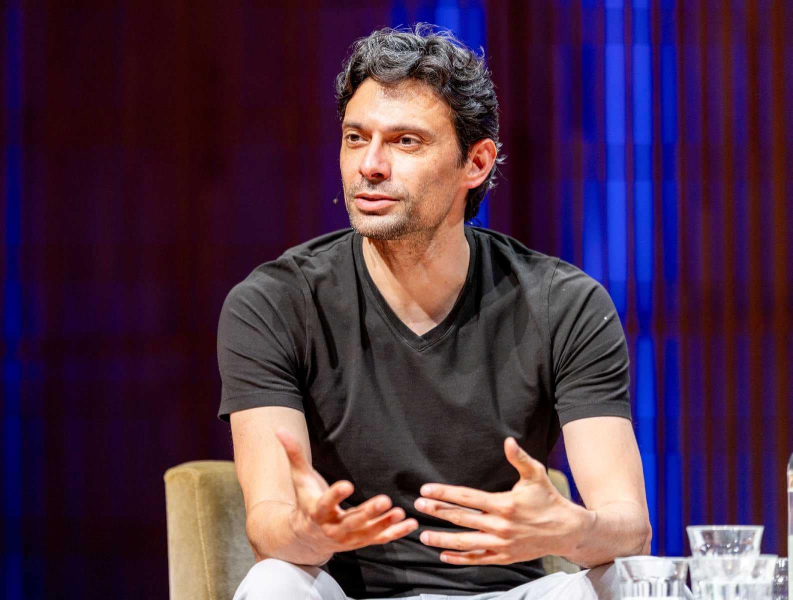 Topondernemer Ali Niknam, ceo van Bunq, eerder deze maand in Amsterdam.