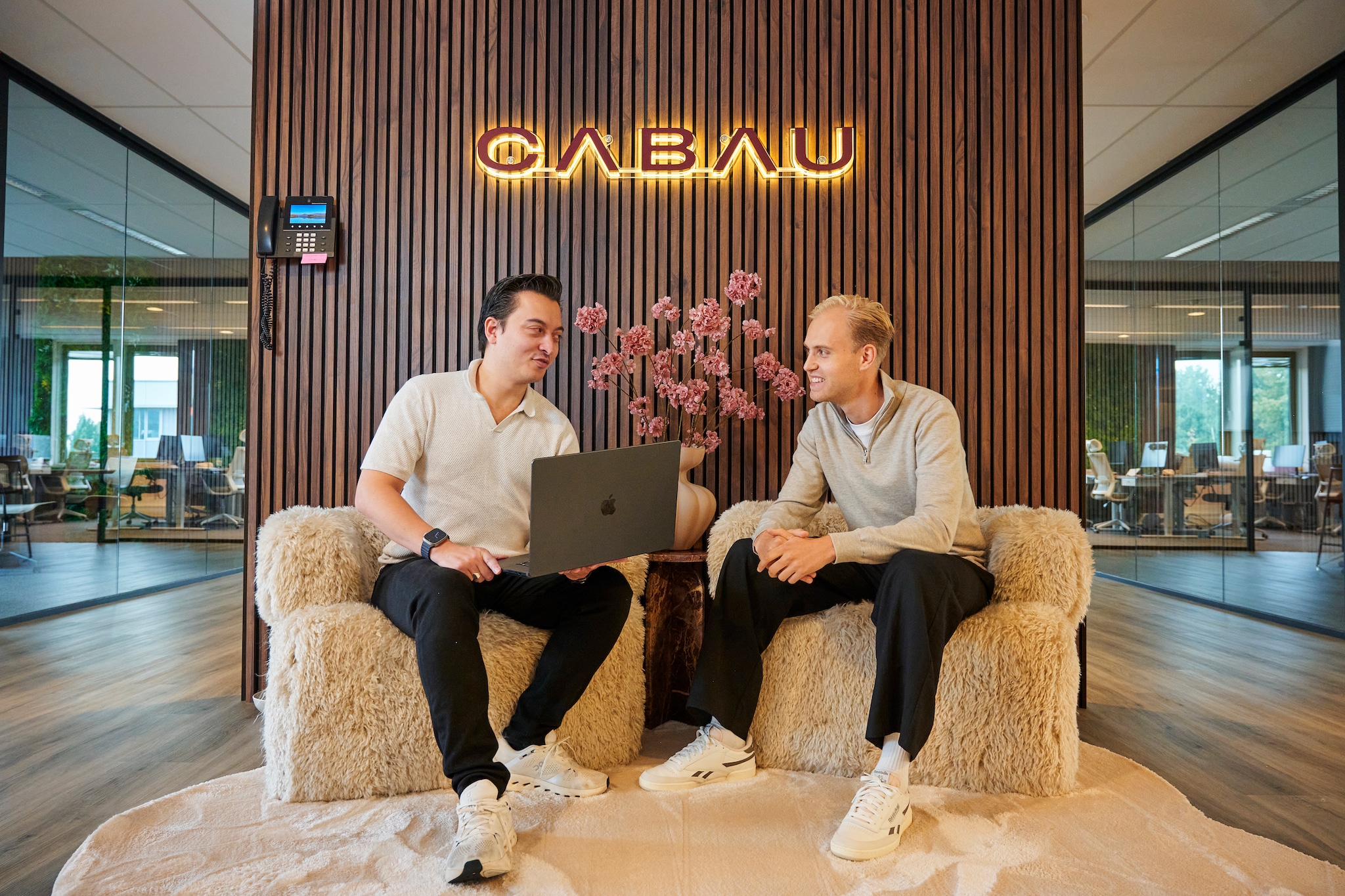 Leonard Kalkman van Cabau Lifestyle en Max Spruit van Billink Fotografie: Van Assendelft Fotografie