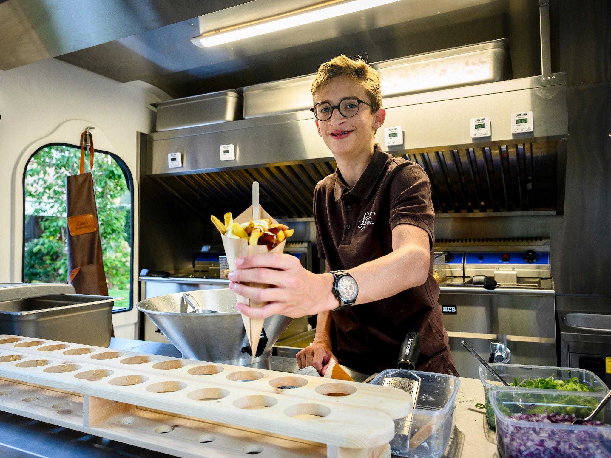 lauran brand frietkraam jonge ondernemer laus frietboutique