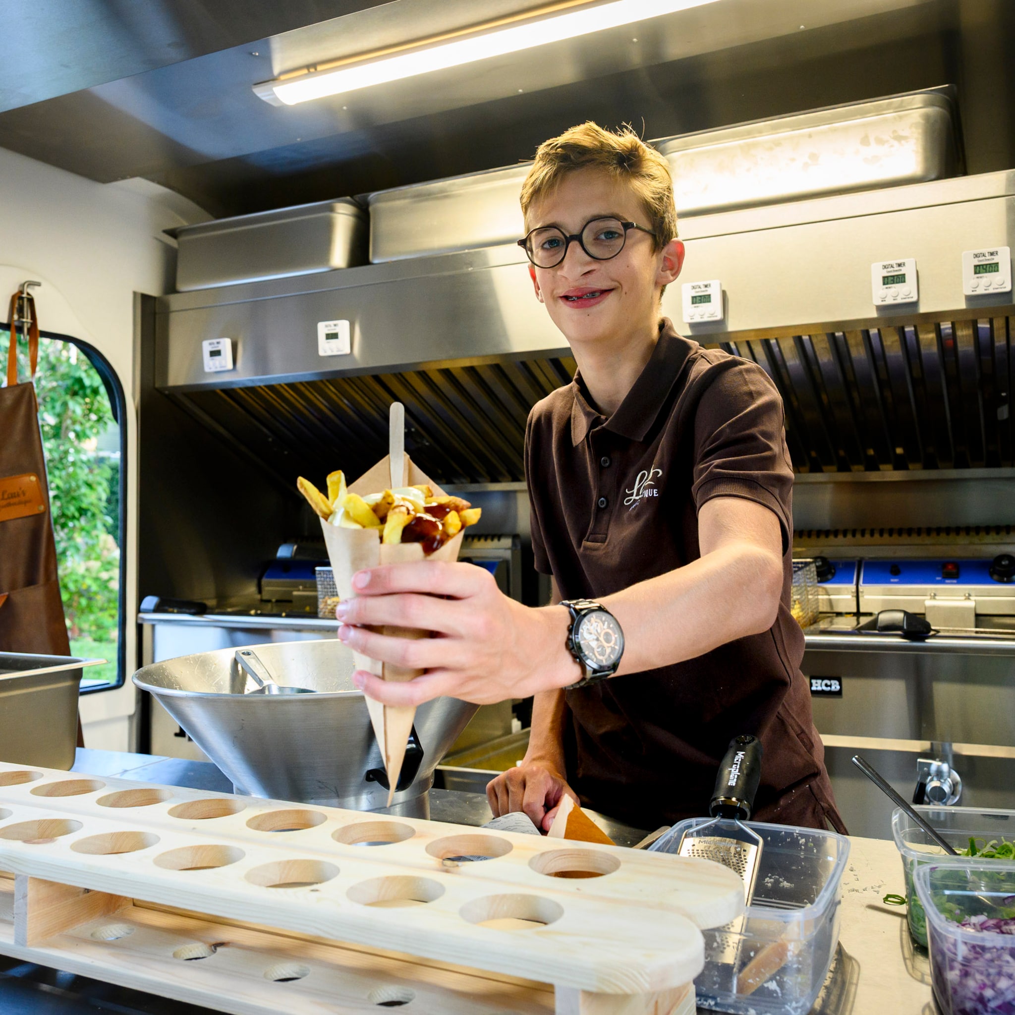 lauran brand frietkraam jonge ondernemer laus frietboutique