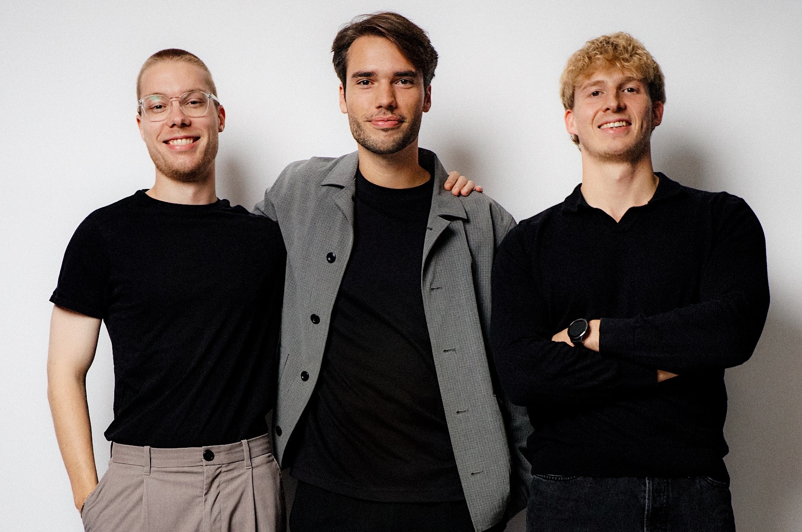 Oprichters en eigenaren van Clippers.nl (v.l.n.r.) Dusty Dassen, Lars Smits en Lorenzo Moriconi