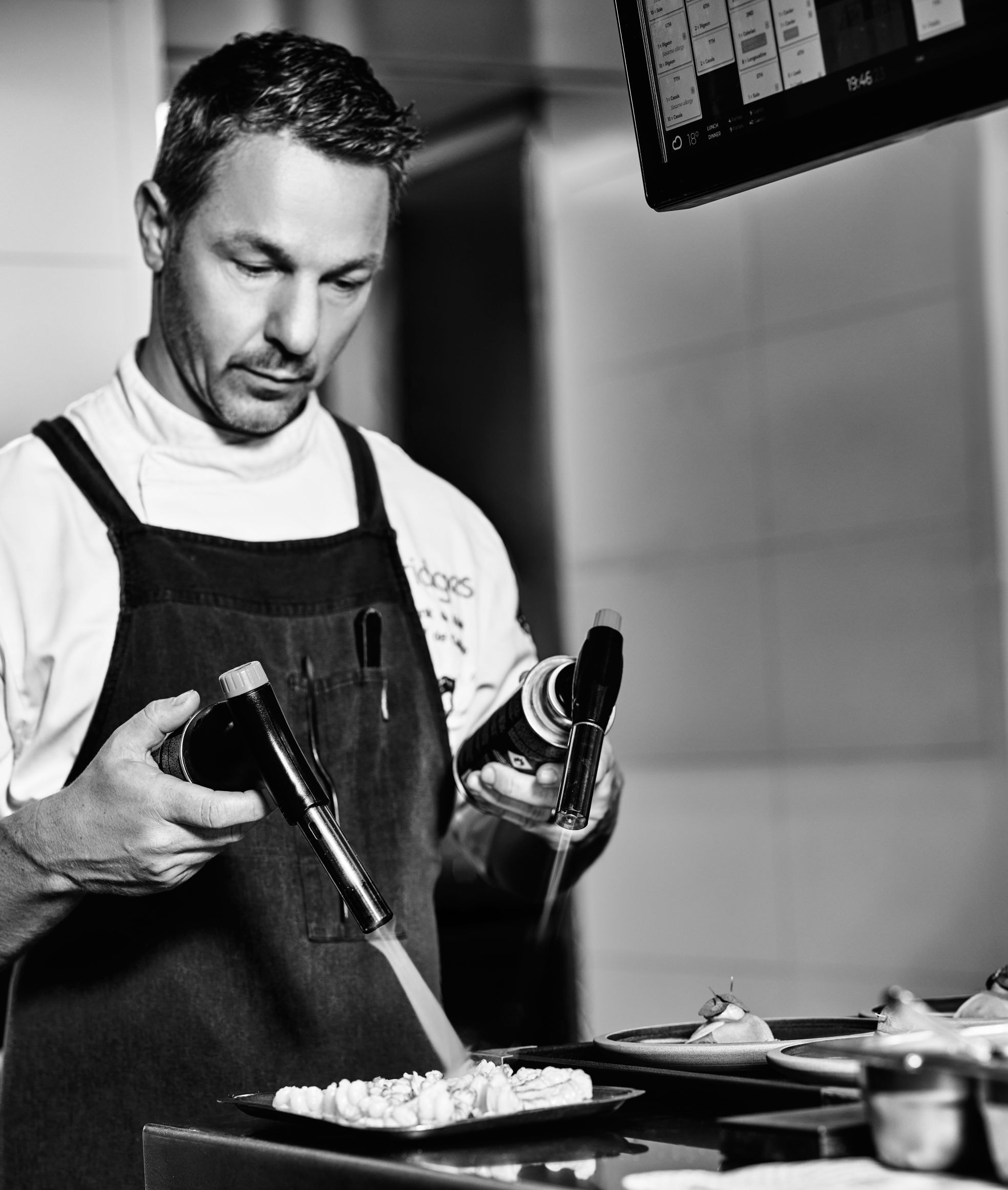 Frank de Heer van restaurant Bridges. Foto: Michael Graste