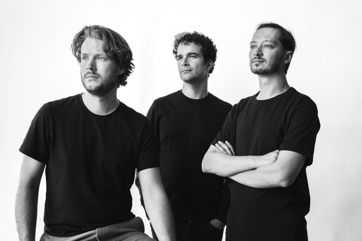 Rogier Fischer, Maurice Clin en Olivier Beg, oprichters van AI-bedrijf Hadrian. Foto: eigen beeld