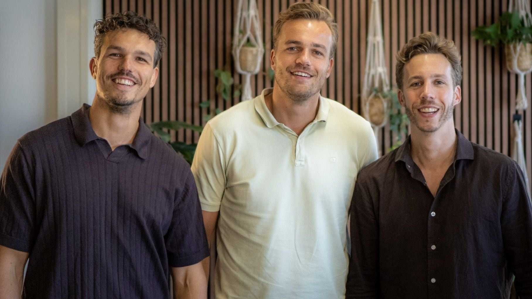 De broers (v.l.n.r.) Paul, Joost en Rick Kuijf van Learned. Foto: Learned
