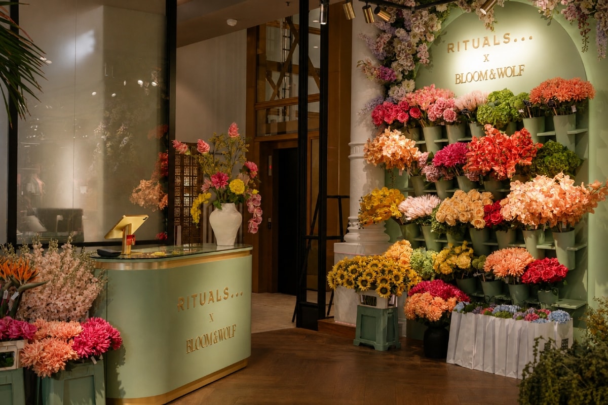 Bloom & Wolf atelier in samenwerking met Rituals. Foto: eigen beeld