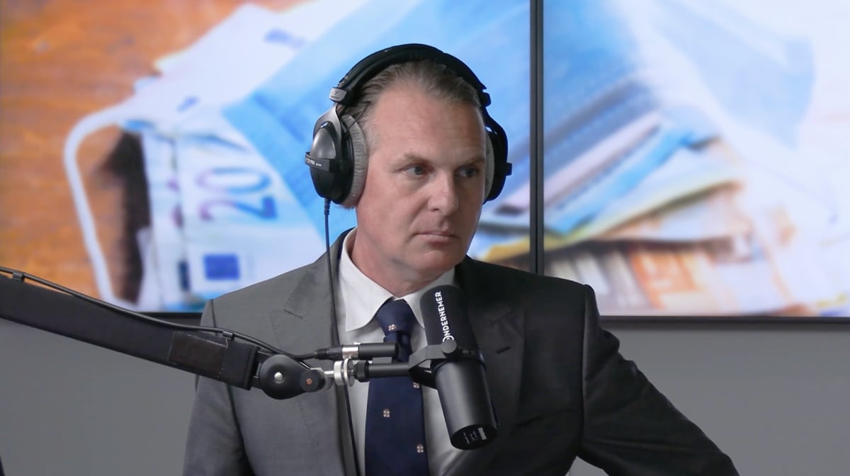 Financieel adviseur Pieter Christiaan van Prooijen in De Ondernemer Live. Foto: eigen beeld